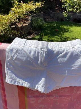 J. Crew White Cotton short - 5 inch inseam